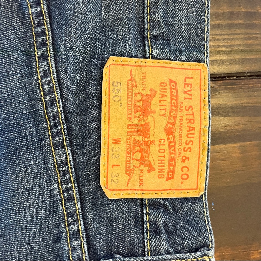 Levi's Men's 550 Blue Jeans